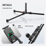UGREEN 15647 2-in-1 Tablet (Max 12.9 inch) + Phone (Max 7.2 inch) Tripod Stand - Front View