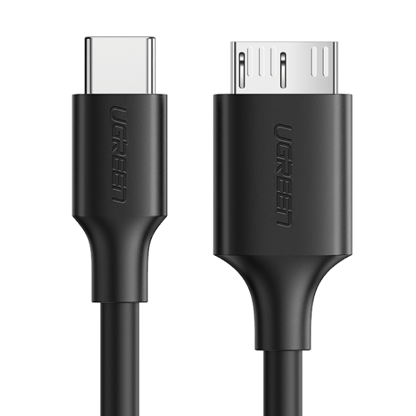 UGREEN USB-C to USB 3.0 Micro-B Data Transfer and Charging Cable - 1M for Fast File Sync and Power Supply