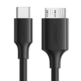 UGREEN USB-C to USB 3.0 Micro-B Data Transfer and Charging Cable - 1M for Fast File Sync and Power Supply