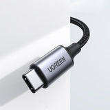 UGREEN 20192 USB-C to 3.5mm Male Audio Cable with Chip 1M - Side View