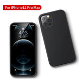 UGreen 20457 Slim Fit iPhone 12 Case with 4-Side Protection - Black - Front View