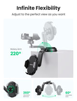 UGREEN 20473 Waterfall-Shaped Suction Cup Phone Mount - Front View