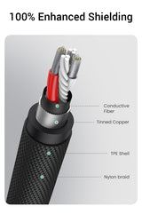 UGREEN 20785 3.5mm Braided 4-Pole Audio Cable Male to Male 3m - Extra Image