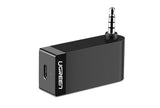 UGREEN Wireless Bluetooth 4.1 Music Audio Receiver Adapter with Mic & Batery - black (30348) - Top-Down View