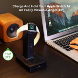 UGREEN Apple Watch Magnetic charging Dock - Black (30361) - Top-Down View