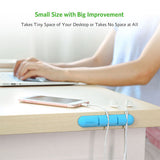 UGREEN Cable Organizer (2pcs/pack) - Blue (30484) - Side View
