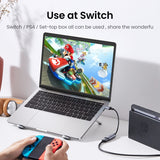 UGREEN 40189 USB-C to HDMI 2 in 1 HD Video Capture Card - 45-Degree Angle