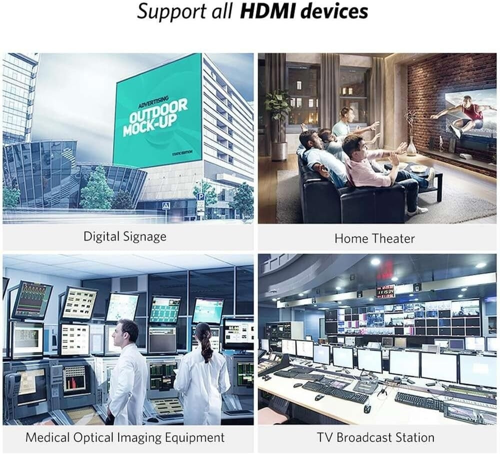 UGREEN 40265 Active HDMI Signal Extender with Long Distance Support up to 150ft