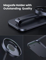 UGREEN 40290 Desk Adjustable and Foldable Aluminum Magsafe Charging Stand - Rear View