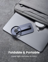 UGREEN 40290 Desk Adjustable and Foldable Aluminum Magsafe Charging Stand - Close-Up Angle