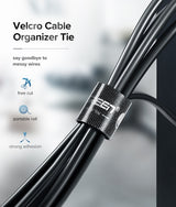 UGREEN 40354 Cable Organizer 2m (Black) - Side View