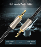 UGREEN 40787 Premium 3.5mm Male to 3.5mm Male Cable 15M - Close-Up Angle