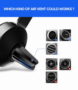 UGREEN 40907 Gravity Vent Phone Mount Holder with Automatic Jaws - Close-Up Angle