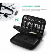 UGREEN 50147 Double Layer Electronic Accessories Organiser Travel Bag - Front View