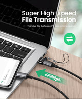 UGREEN 50568 USB-C 3.1 Female to USB-A 2.0 Male Adapter - Rear View