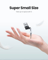 UGREEN 50568 USB-C 3.1 Female to USB-A 2.0 Male Adapter - Close-Up Angle