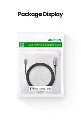 UGREEN 2M USB-A to Lightning iPhone Charging Cable - Black, MFI Certified - Extra Image