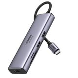 UGREEN 7-in-1 USB-C Hub with 4K HDMI, Ethernet, and Card Reader