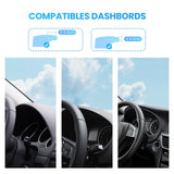 UGREEN 60796 Universal Dashboard Car Phone Mount with HUD Design - Rear View