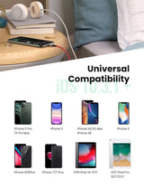 UGREEN 70507 iPhone 8-pin to 3.5mm Adapter - Top-Down View