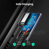UGREEN 70529 60W Angle USB C to C Cable 1M - 45-Degree Angle