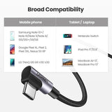 UGREEN 70529 60W Angle USB C to C Cable 1M - Rear View