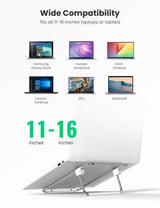 UGREEN 80348 Adjustable Laptop Desk Stand - 45-Degree Angle