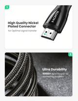UGREEN 80401 8K Ultra HD HDMI 2.1 Cable 1M - Top-Down View