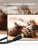 UGREEN 80404 8K Ultra HD HDMI 2.1 Cable 3M - Side View