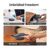 UGREEN 80537 Qi-Certified Fast Wireless Charging Pad - Front View