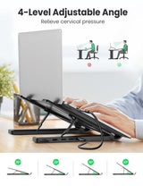 UGREEN X-Kit Laptop Stand Docking Station (80551) - Side View