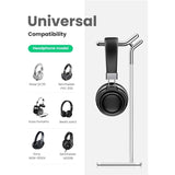 UGREEN 80701 Universal Adjustable Headphone Holder - 45-Degree Angle