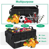 UGREEN 80710 Multifunctional Car Trunk Organizer Black - Rear View