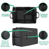 UGREEN 80710 Multifunctional Car Trunk Organizer Black - Close-Up Angle