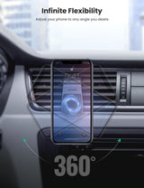 UGREEN 80712 Magnetic Air Vent Car Holder - Rear View