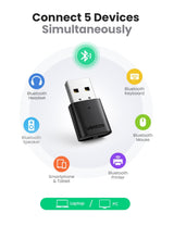 UGREEN 80889 USB Bluetooth 5.0 Adapter - Front View