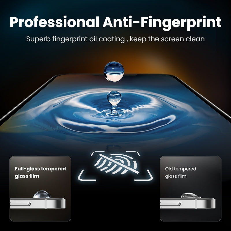UGREEN 80967 Full Coverage Tempered Glass Screen Protector with Precise Alignment for iPhone 13/13 Pro (2-Pack)