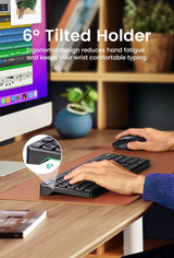 UGREEN 104-Key 2.4G Wireless Keyboard with LED Indicators - Extra Image