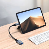 Simplecom CA131 USB-C Male to USB-A Female USB 3.0 OTG Adapter Cable - Side View