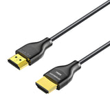 Ultra High Speed HDMI 2.1 Cable 48Gbps 8K@60Hz - Slim Flexible 2M with Graphene Shielding - Front View