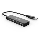Simplecom CH241 Hi-Speed 4 Port Ultra Compact USB 2.0 Hub - Side View