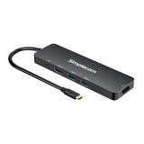 Simplecom CH545 USB-C 5-in-1 Docking Station with HDMI, 3 USB 3.0 Ports, and Power Delivery - Front View