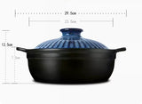 Color King Casserole with Lid Blue (1600ML) - Front View