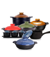 Color King Casserole with Lid Blue (1600ML) - Top-Down View