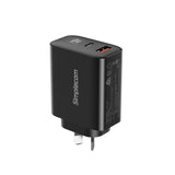 Simplecom CU265 Dual Port PD 65W GaN Fast Wall Charger USB-C + USB-A for Phone Laptop - Front View