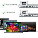 Simplecom DA101 Active MiniDP to HDMI Adapter 4K UHD (Thunderbolt and Eyefinity Compatible) - 45-Degree Angle