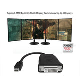 Simplecom DA102 Active MiniDP to DVI Adapter 4K UHD (Thunderbolt and Eyefinity Compatible) - Top-Down View
