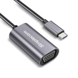 Simplecom DA104 USB-C to VGA Adapter Full HD 1080p - Front View