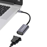 Simplecom DA104 USB-C to VGA Adapter Full HD 1080p - Side View