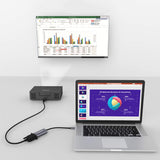 Simplecom DA104 USB-C to VGA Adapter Full HD 1080p - Top-Down View